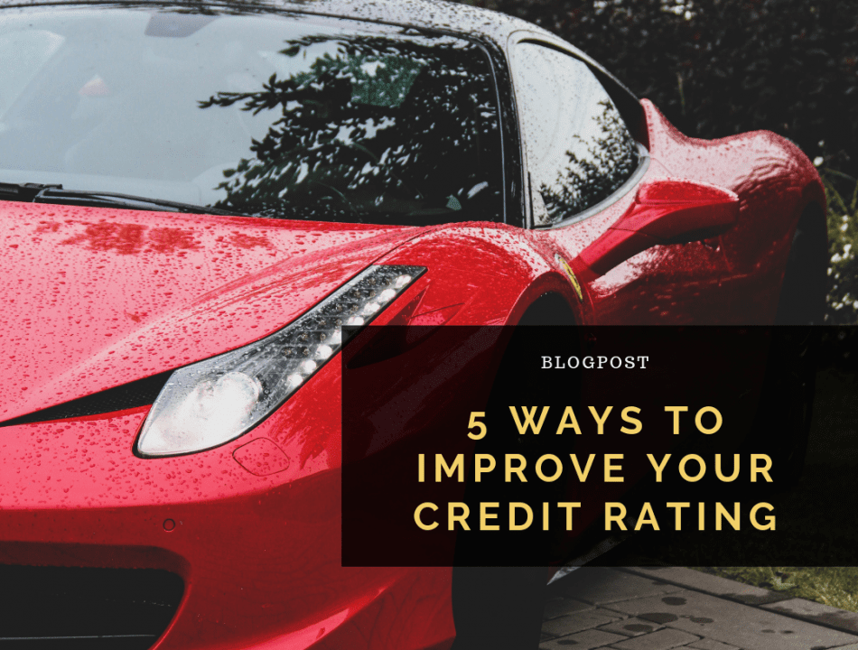 5 ways to improve your credit rating